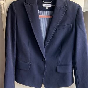 Calvin Klein Women's Dark Blue Blazer